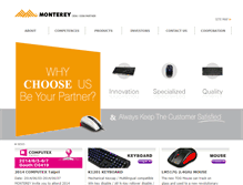 Tablet Screenshot of monterey.com.tw